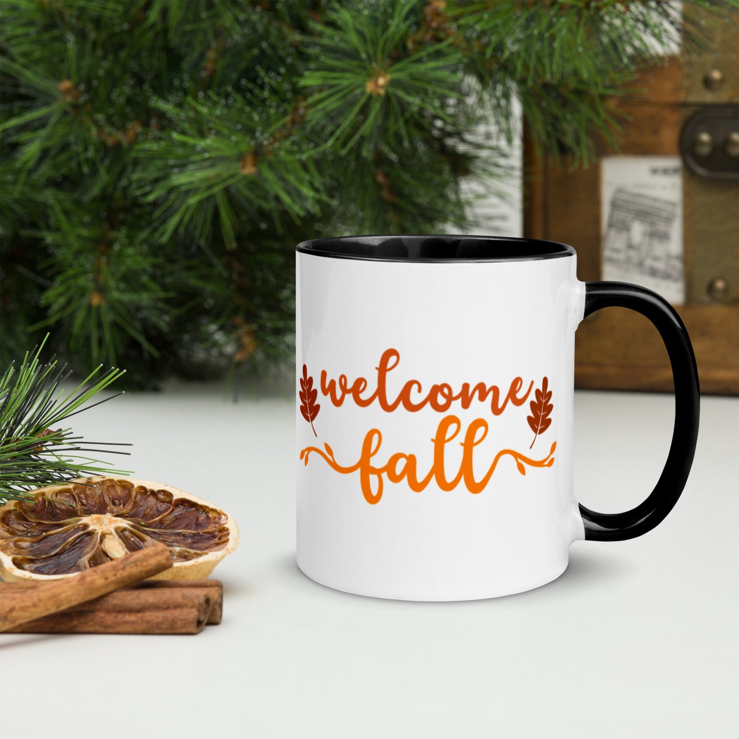 Welcome Fall Mug with Color Inside