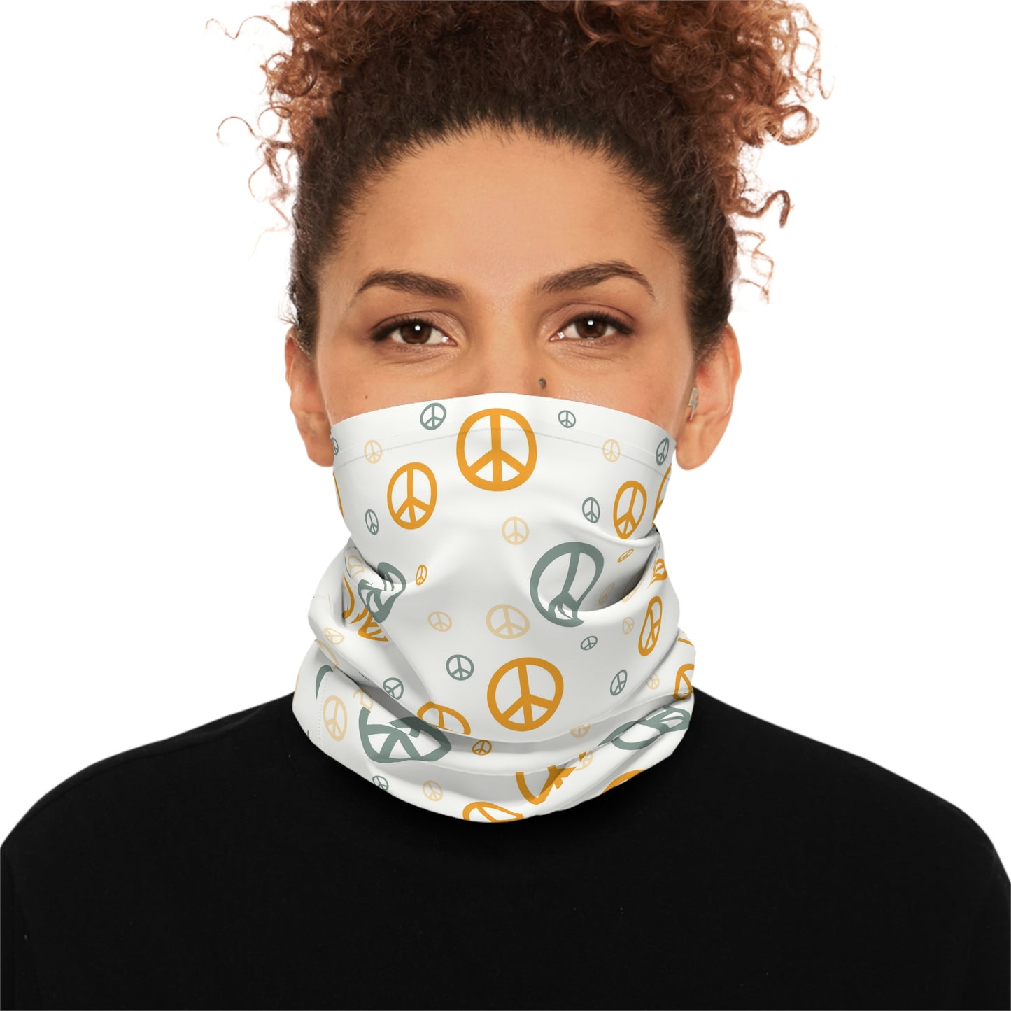 Peace Sign Lightweight Neck Gaiter