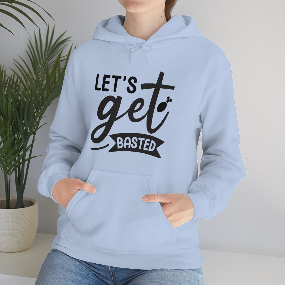 Lets Get Basted Unisex Heavy Blend™ Hooded Sweatshirt