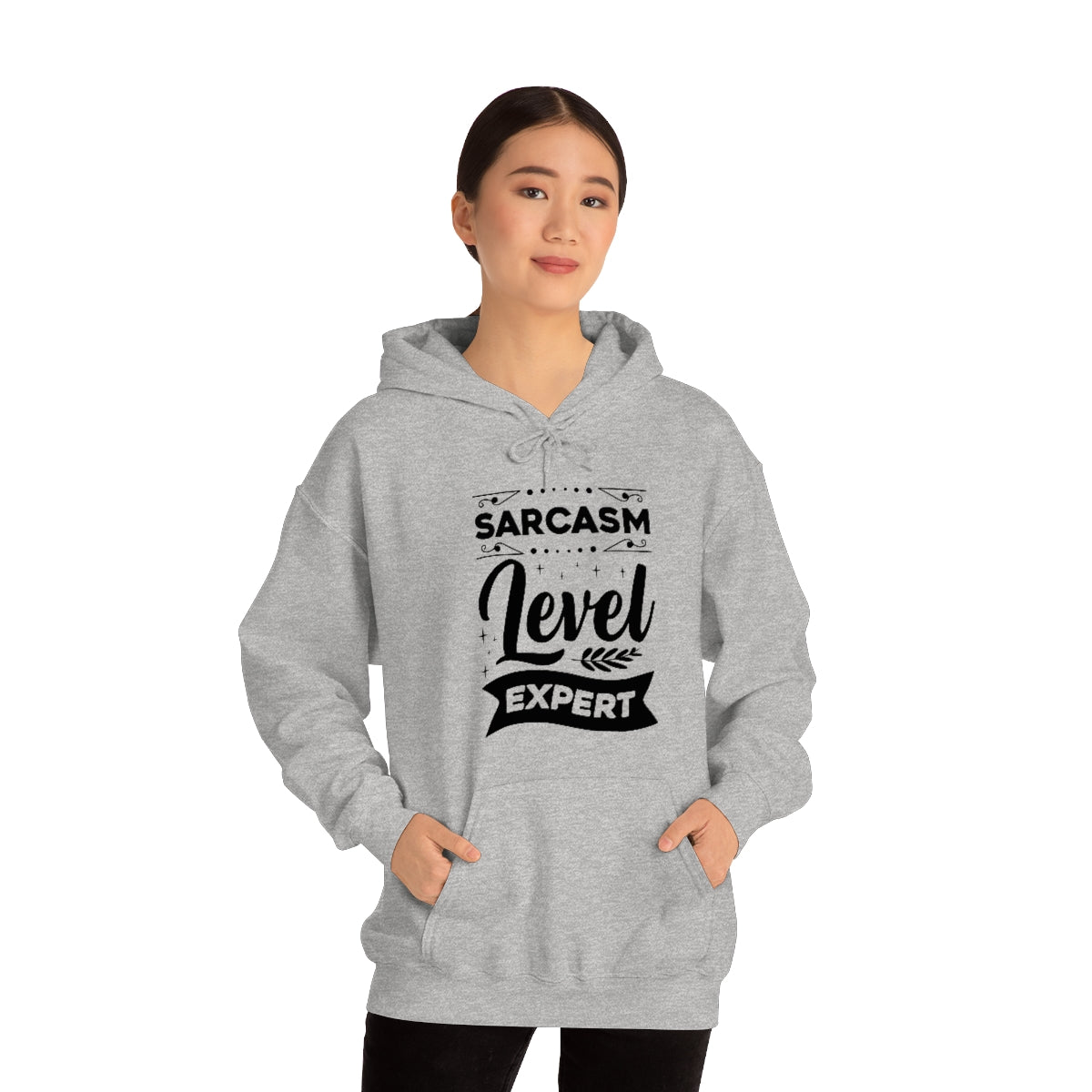 Sarcasm Level Expert Unisex Heavy Blend™ Hooded Sweatshirt