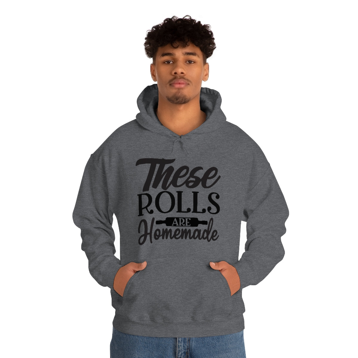 These Rolls Are Home Made Unisex Heavy Blend™ Hooded Sweatshirt