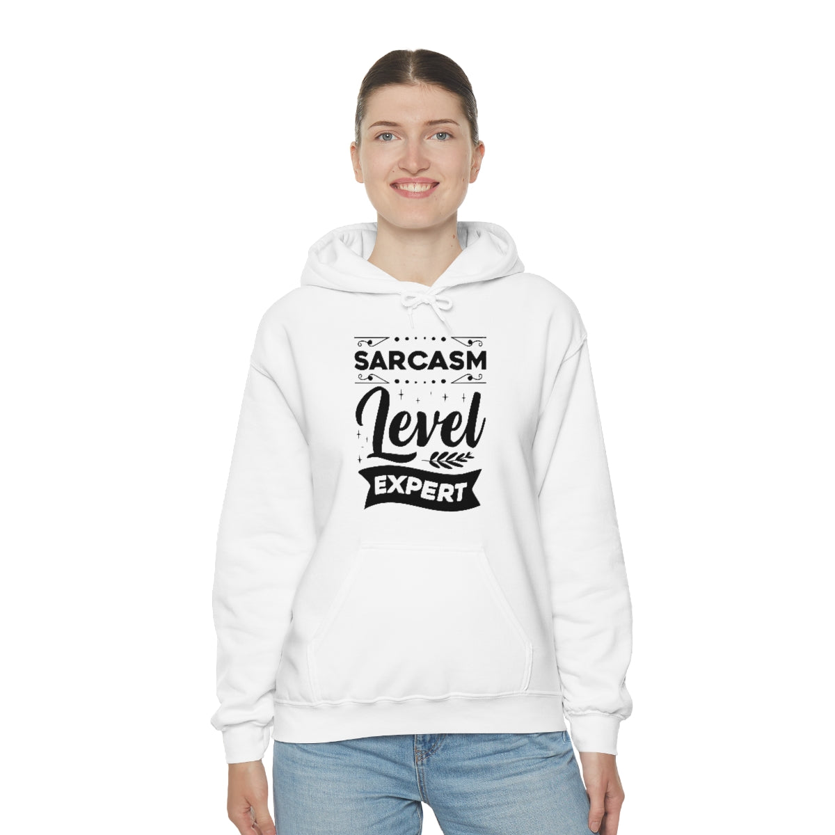 Sarcasm Level Expert Unisex Heavy Blend™ Hooded Sweatshirt