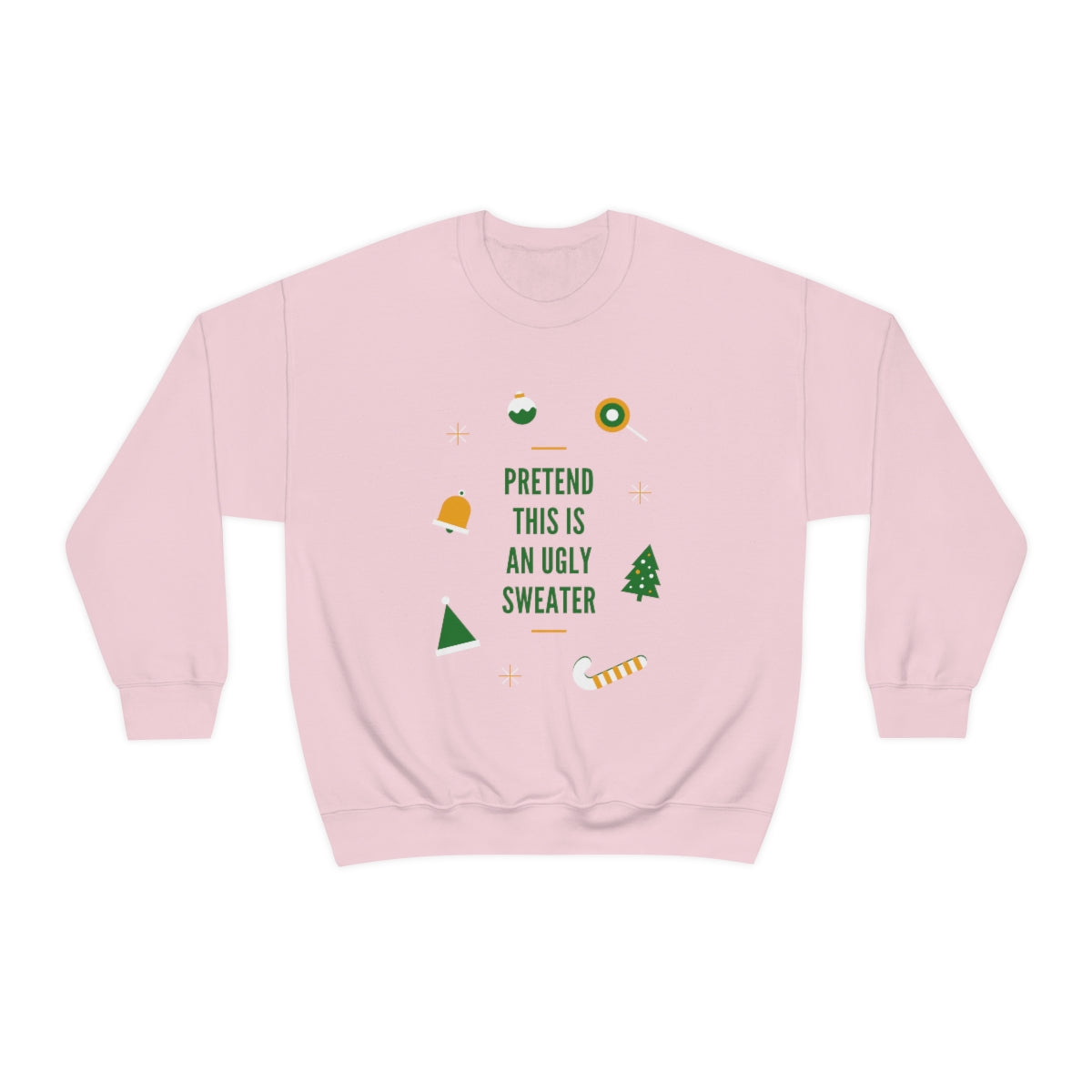 Pretend This is An Ugly Sweater Unisex Heavy Blend™ Crewneck Sweatshirt