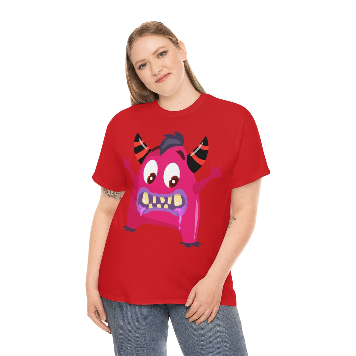 NFT Design Pink Monster Unisex Heavy Cotton Tee