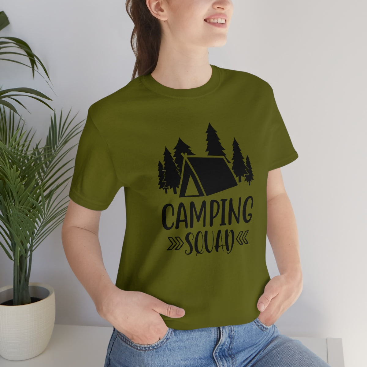 Camping Squad Unisex Jersey Short Sleeve Tee