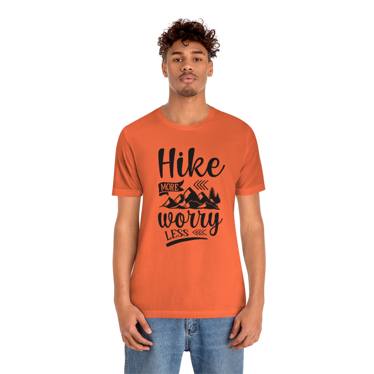 Hike More Worry Less Unisex Jersey Short Sleeve Tee