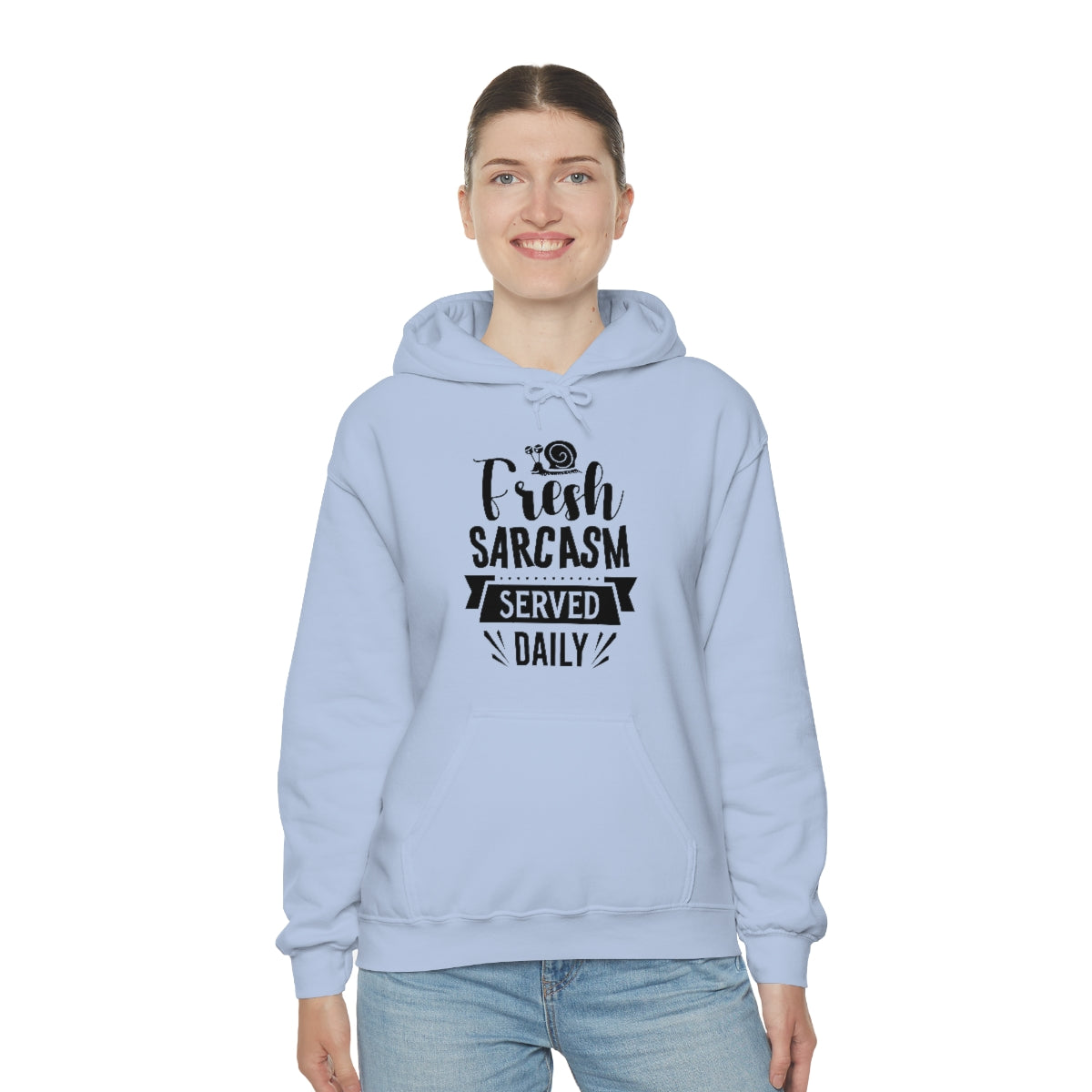 Fresh Sarcasm Served Daily Unisex Heavy Blend™ Hooded Sweatshirt