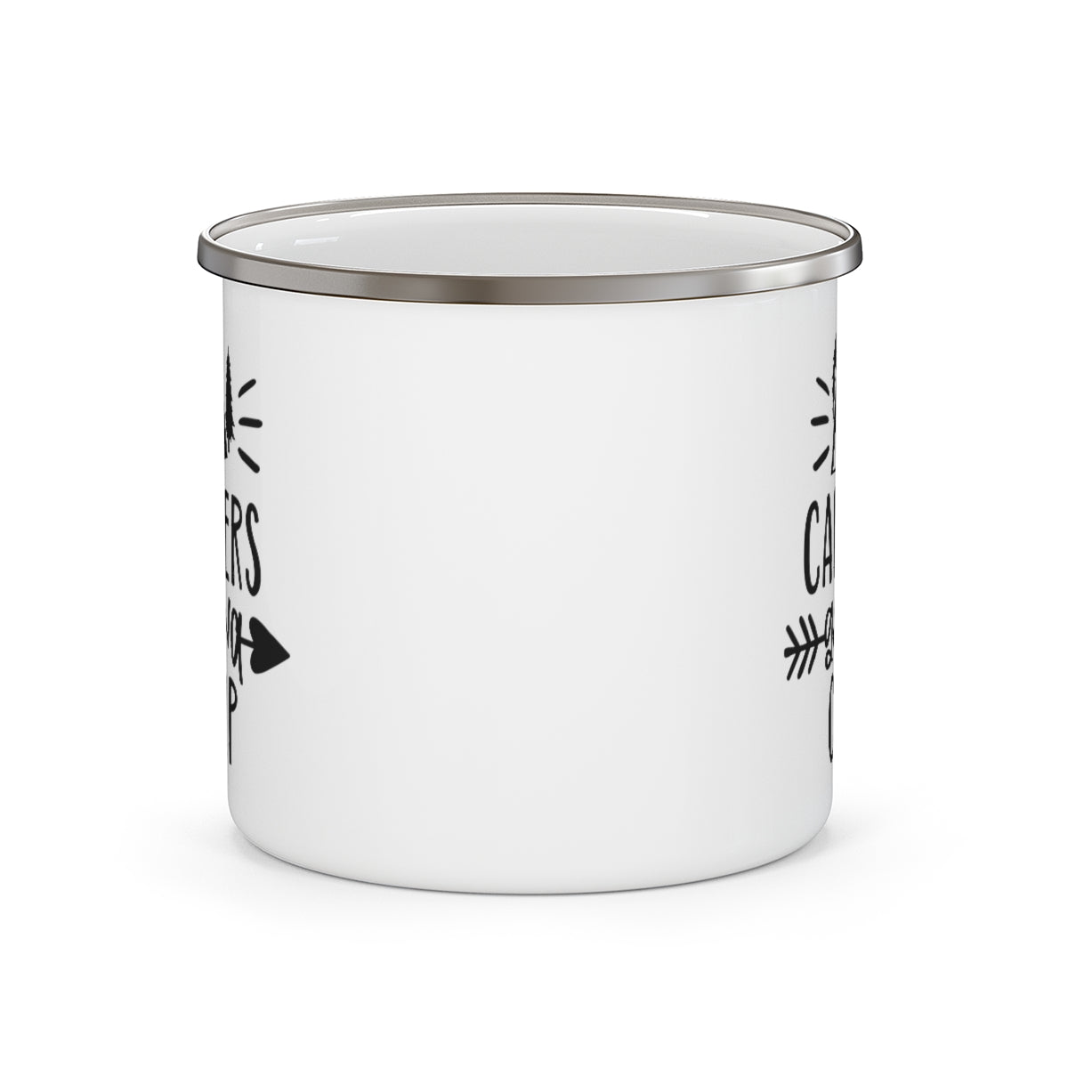 Campers Gonna Camp Enamel Camping Mug