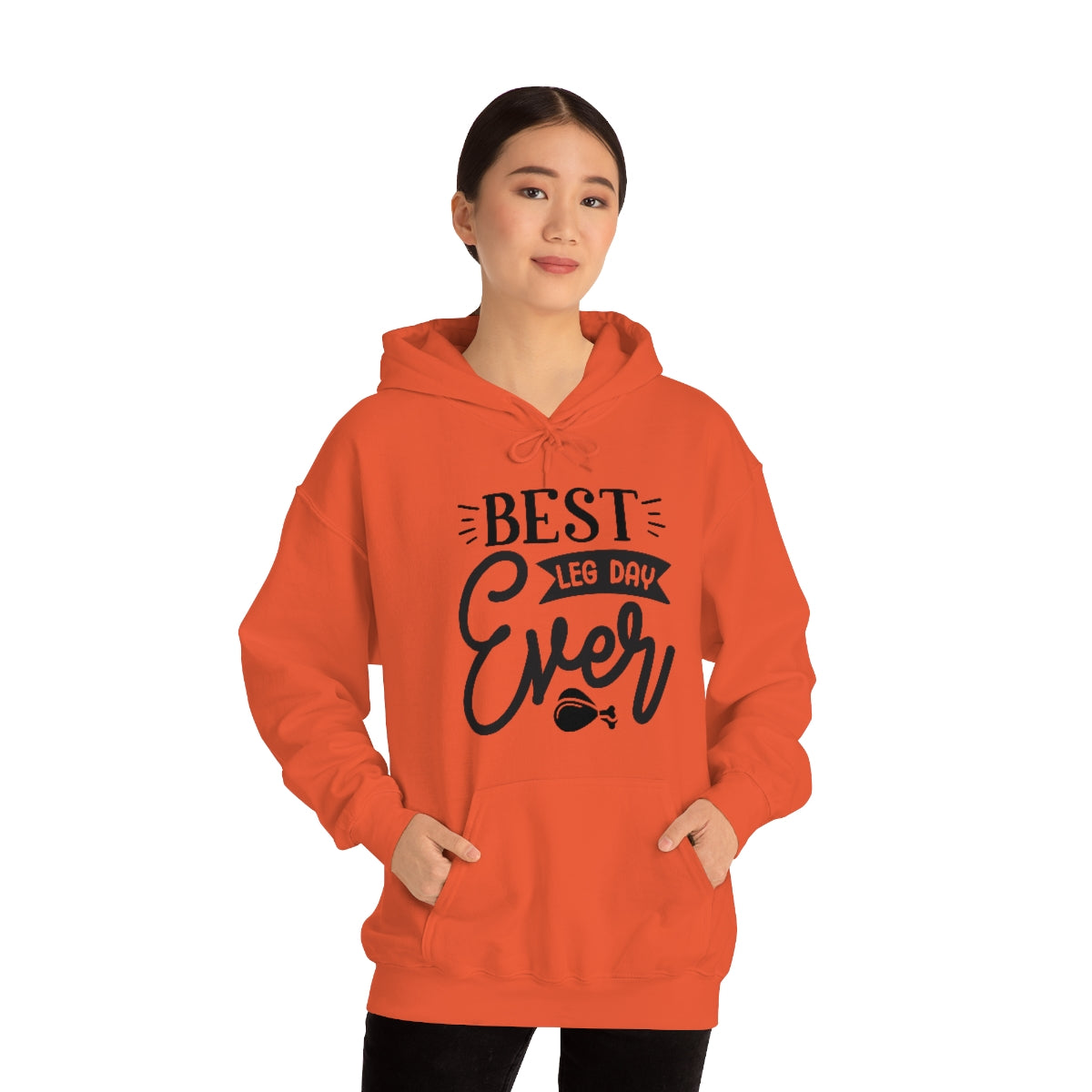 Best Leg Day Ever Unisex Heavy Blend™ Hooded Sweatshirt