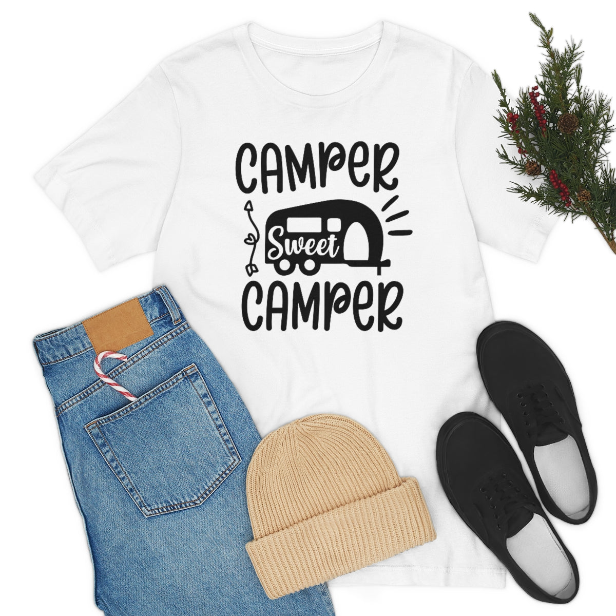 Camper Sweet Camper Unisex Jersey Short Sleeve Tee