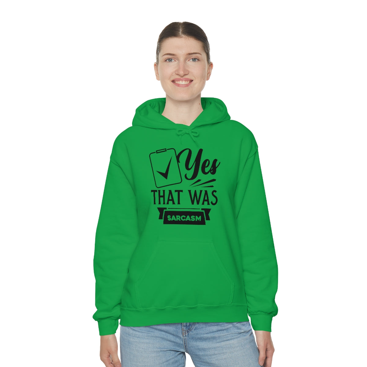 Yes That Was Sarcasm Unisex Heavy Blend™ Hooded Sweatshirt