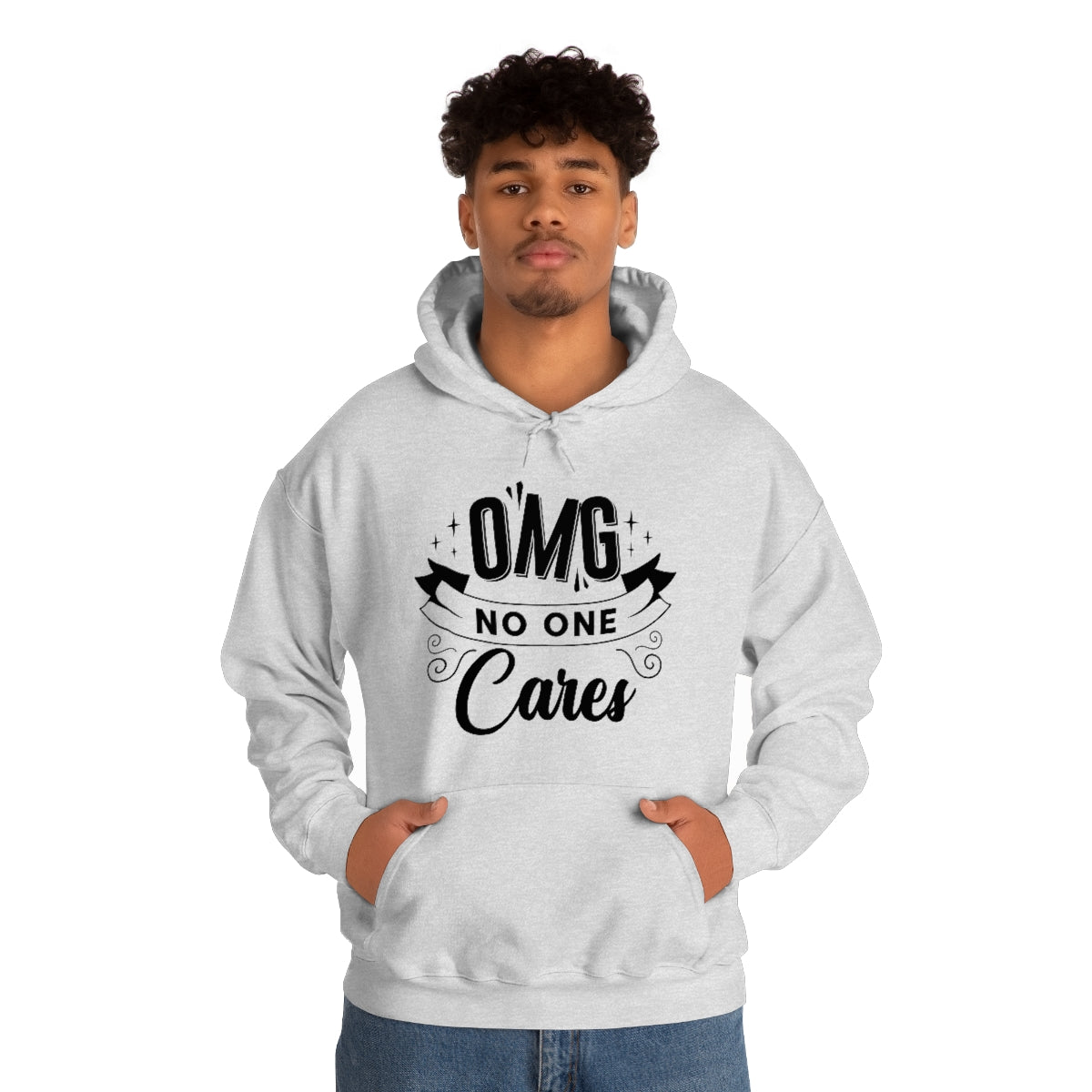 OMG No One Cares Unisex Heavy Blend™ Hooded Sweatshirt