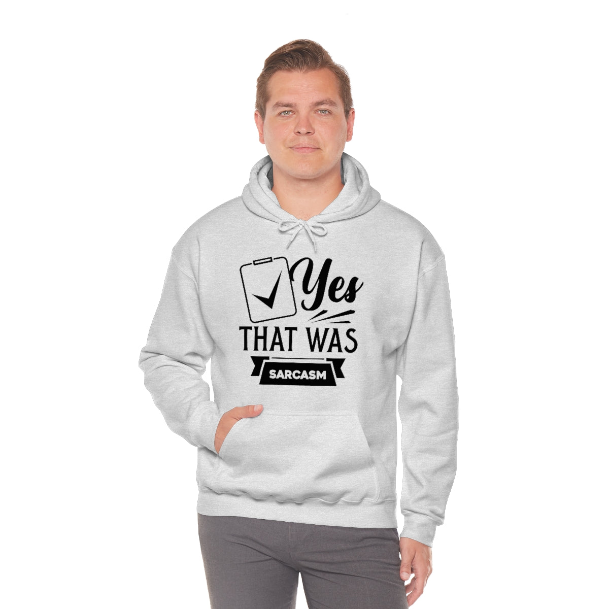 Yes That Was Sarcasm Unisex Heavy Blend™ Hooded Sweatshirt