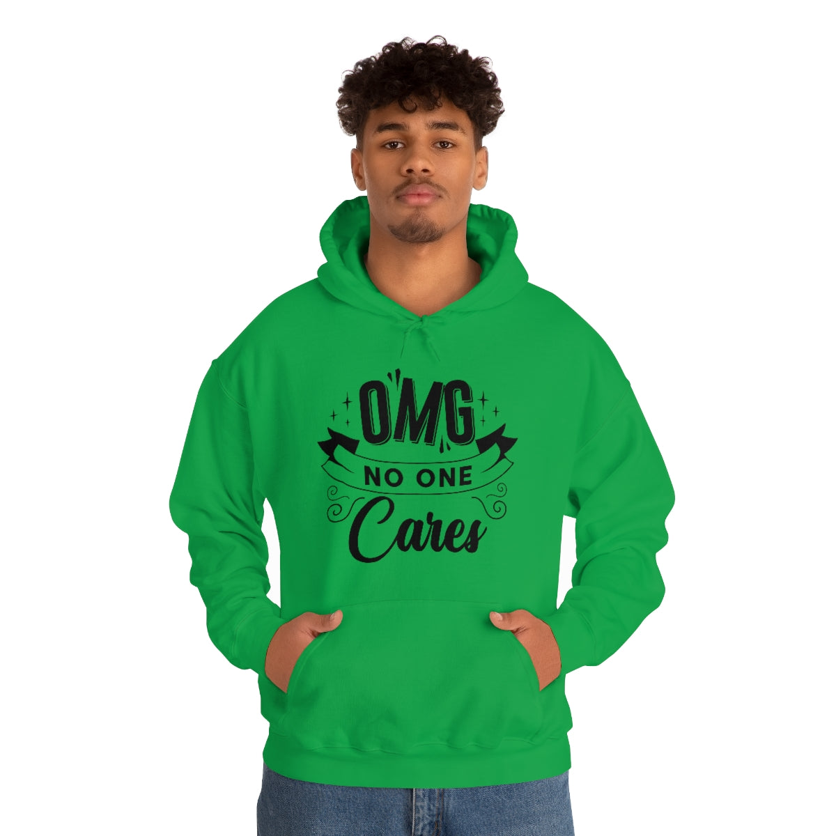 OMG No One Cares Unisex Heavy Blend™ Hooded Sweatshirt