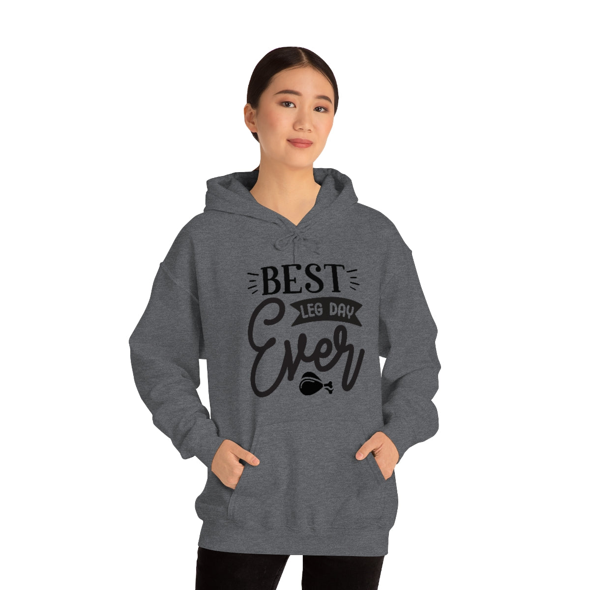 Best Leg Day Ever Unisex Heavy Blend™ Hooded Sweatshirt