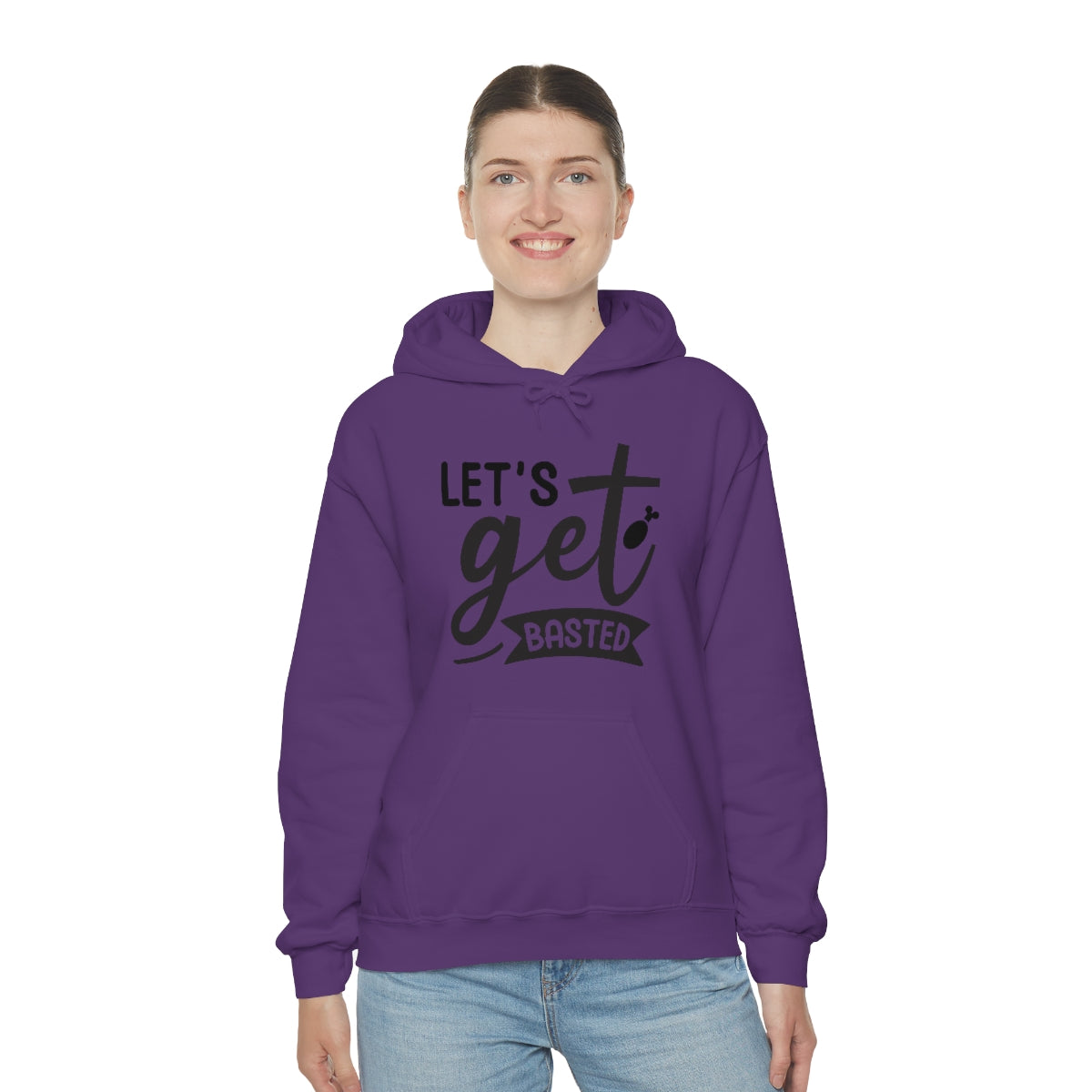 Lets Get Basted Unisex Heavy Blend™ Hooded Sweatshirt