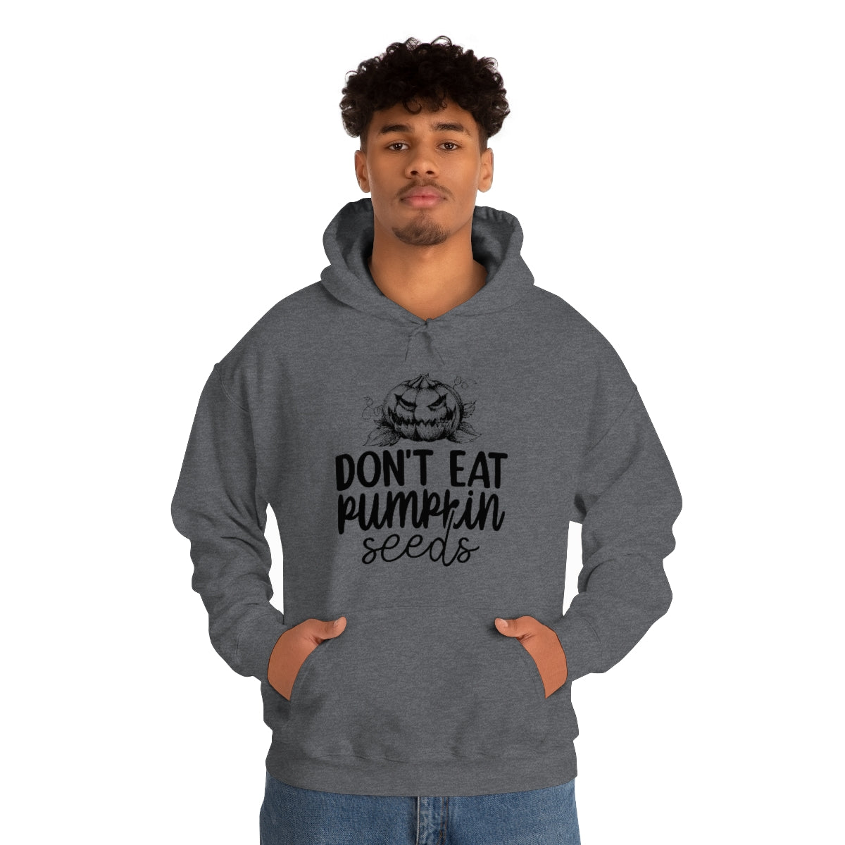 Don't Eat Pumpkin Seeds Unisex Heavy Blend™ Hooded Sweatshirt