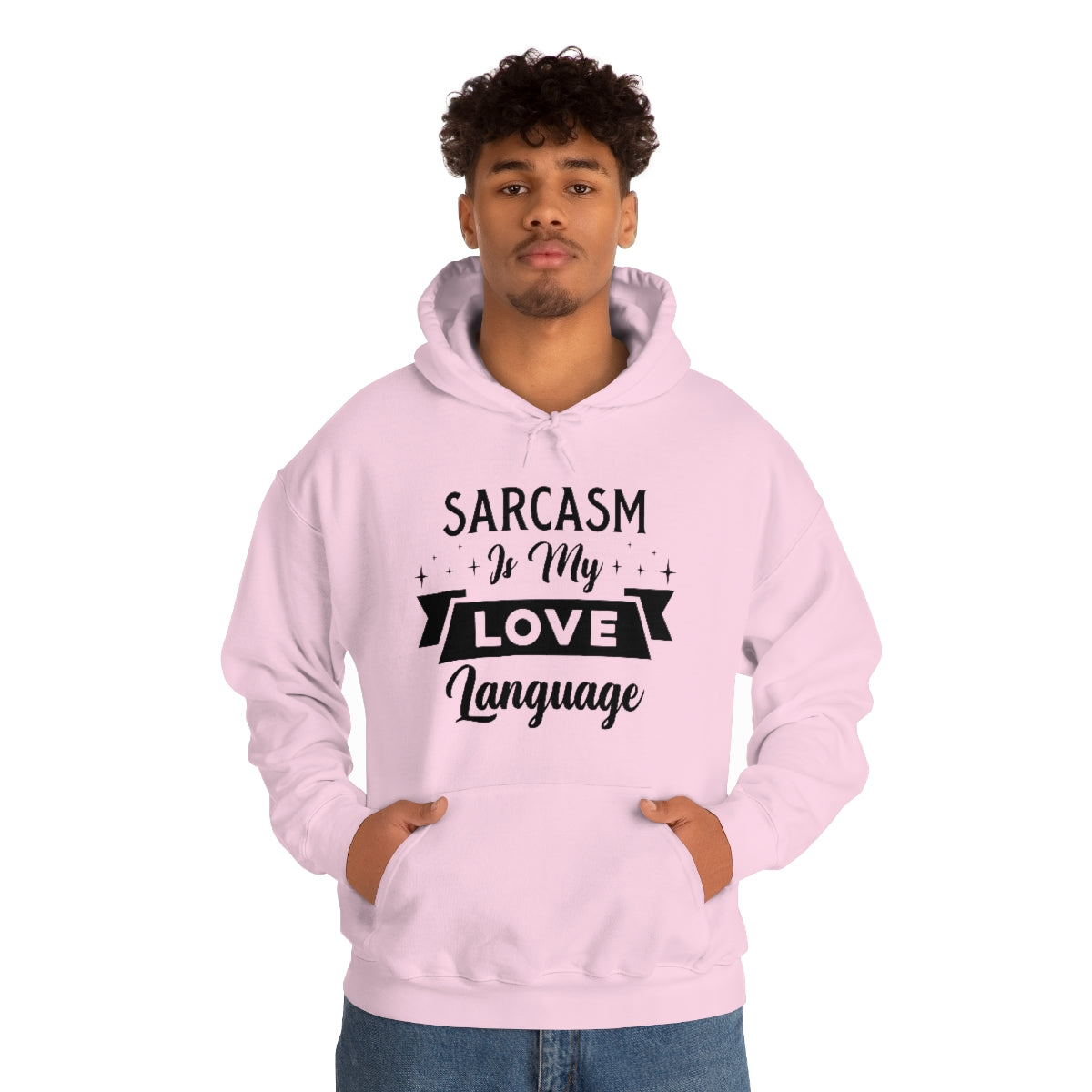 Sarcasm Is My Love Language Unisex Heavy Blend™ Hooded Sweatshirt