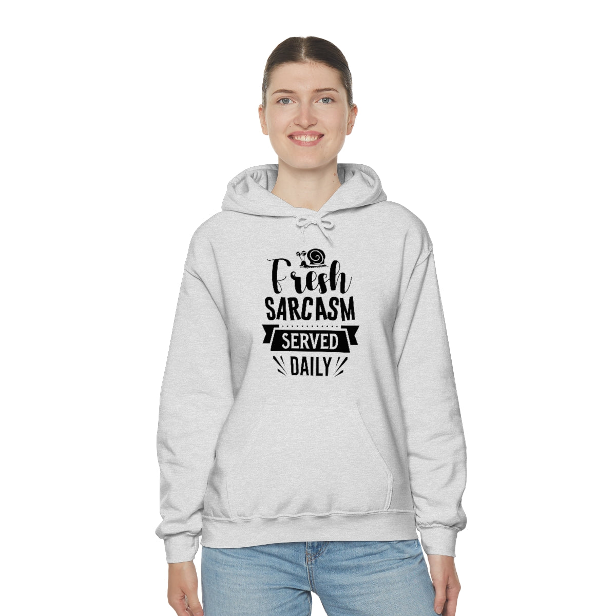 Fresh Sarcasm Served Daily Unisex Heavy Blend™ Hooded Sweatshirt