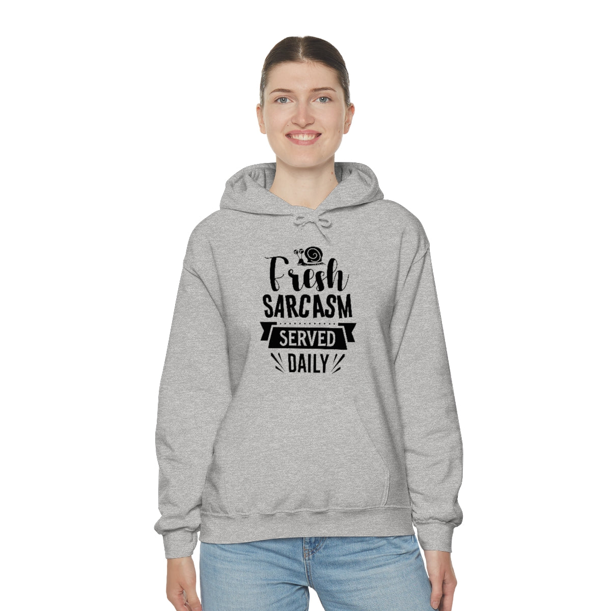 Fresh Sarcasm Served Daily Unisex Heavy Blend™ Hooded Sweatshirt