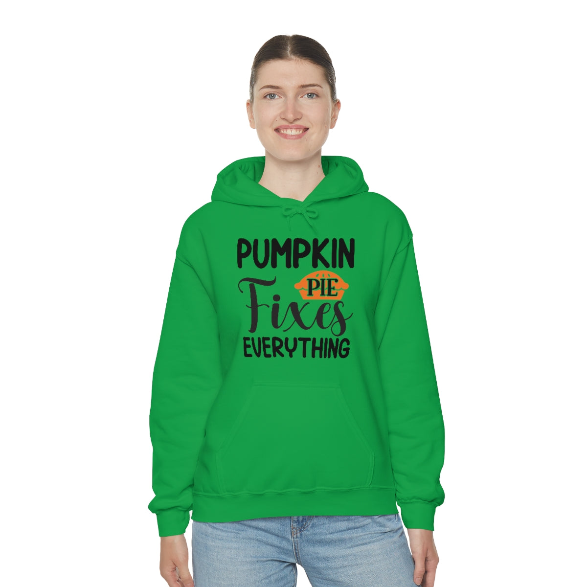 Pumpkin Pie Fixes Everything Unisex Heavy Blend™ Hooded Sweatshirt