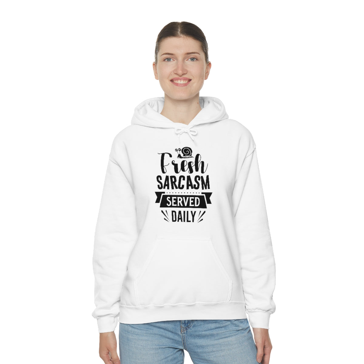 Fresh Sarcasm Served Daily Unisex Heavy Blend™ Hooded Sweatshirt