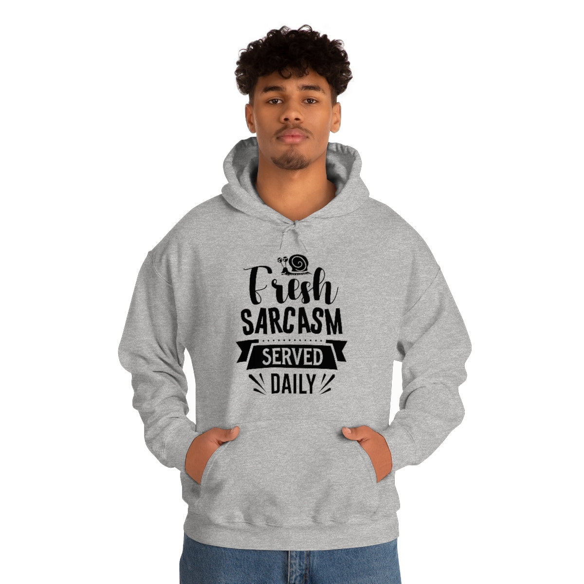 Fresh Sarcasm Served Daily Unisex Heavy Blend™ Hooded Sweatshirt