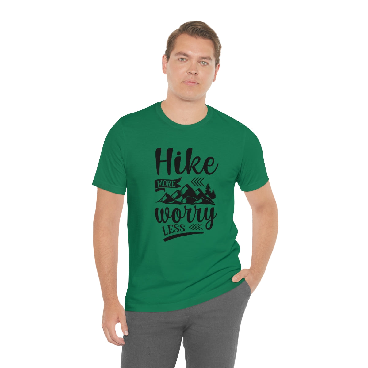 Hike More Worry Less Unisex Jersey Short Sleeve Tee