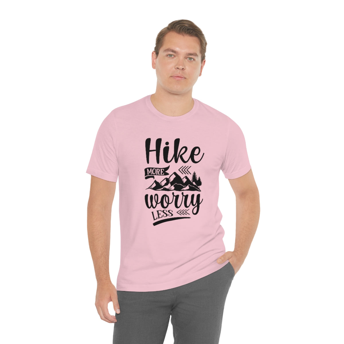 Hike More Worry Less Unisex Jersey Short Sleeve Tee