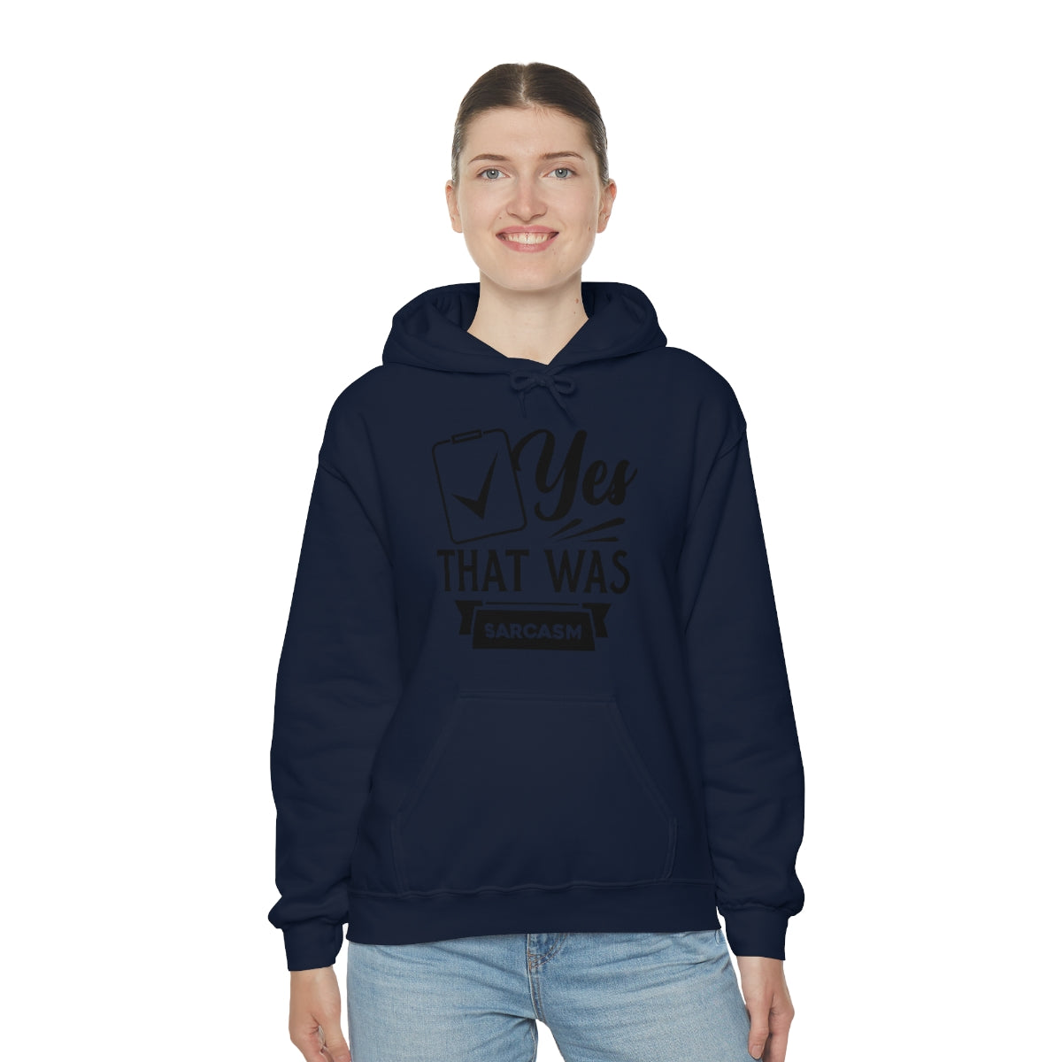 Yes That Was Sarcasm Unisex Heavy Blend™ Hooded Sweatshirt