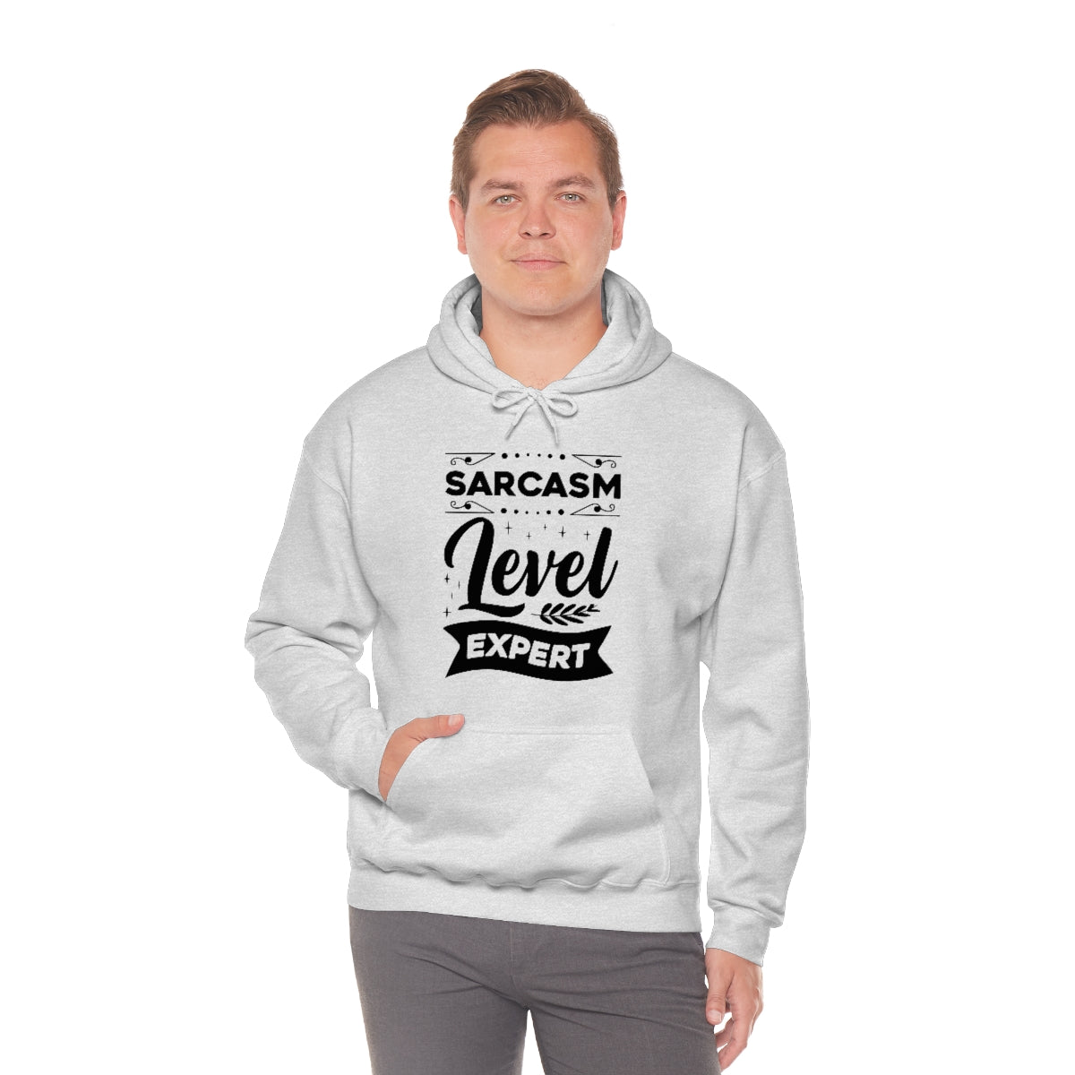 Sarcasm Level Expert Unisex Heavy Blend™ Hooded Sweatshirt