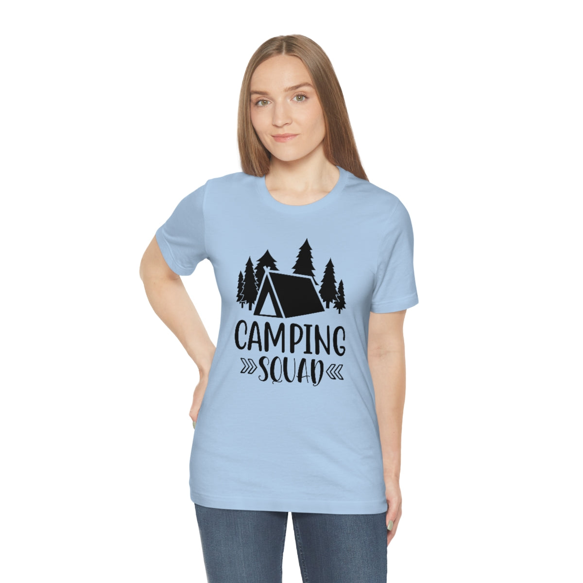 Camping Squad Unisex Jersey Short Sleeve Tee