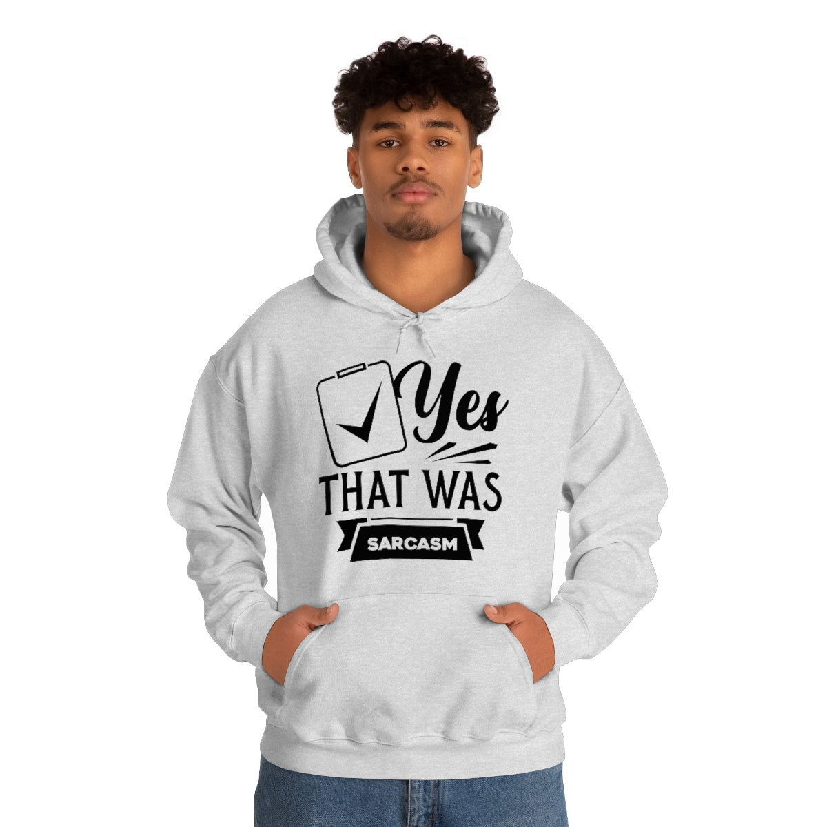 Yes That Was Sarcasm Unisex Heavy Blend™ Hooded Sweatshirt