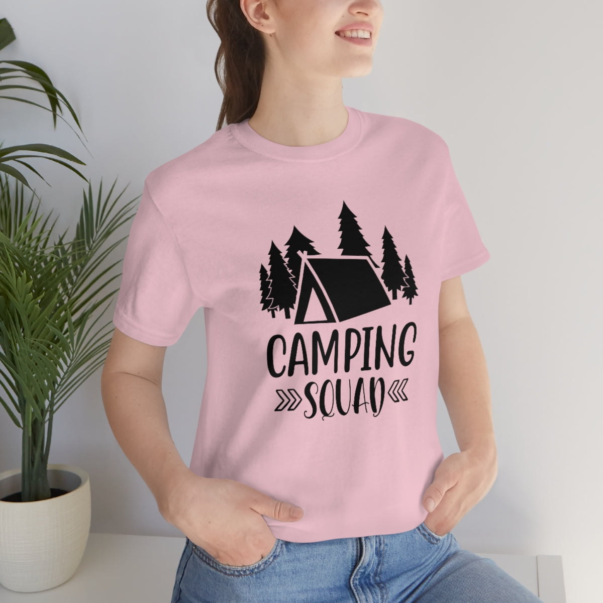 Camping Squad Unisex Jersey Short Sleeve Tee