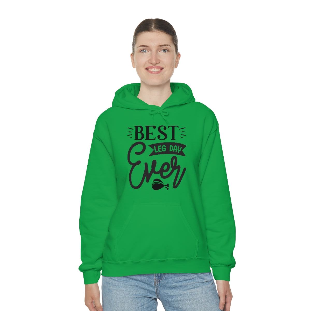 Best Leg Day Ever Unisex Heavy Blend™ Hooded Sweatshirt