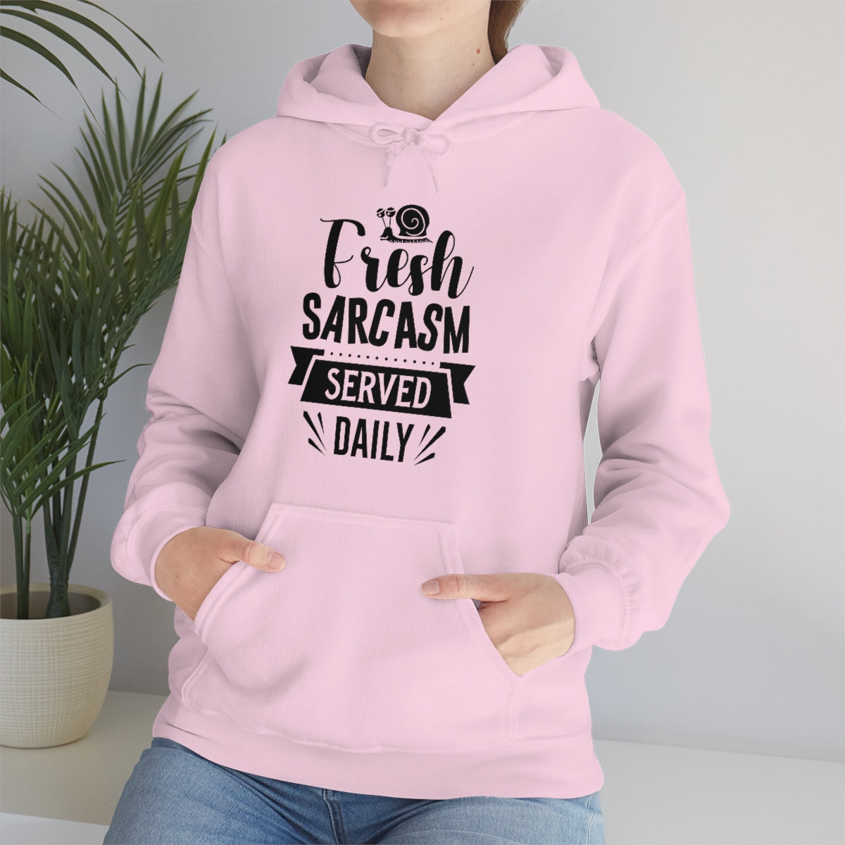 Fresh Sarcasm Served Daily Unisex Heavy Blend™ Hooded Sweatshirt