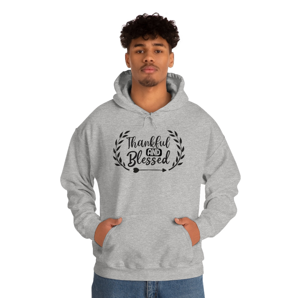 Thankful and Blessed Unisex Heavy Blend™ Hooded Sweatshirt