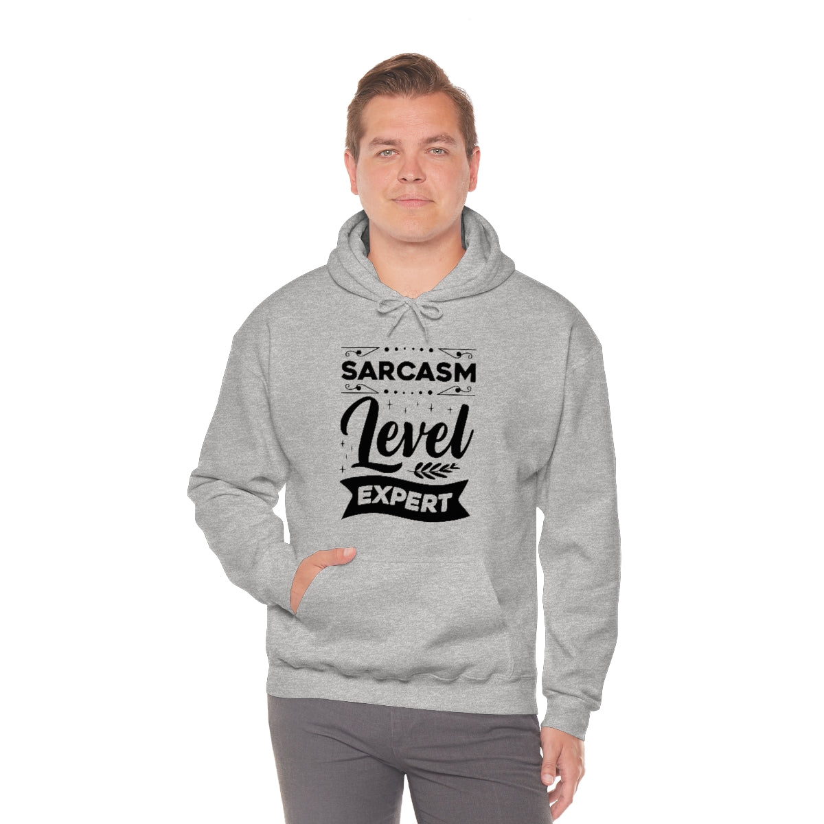 Sarcasm Level Expert Unisex Heavy Blend™ Hooded Sweatshirt