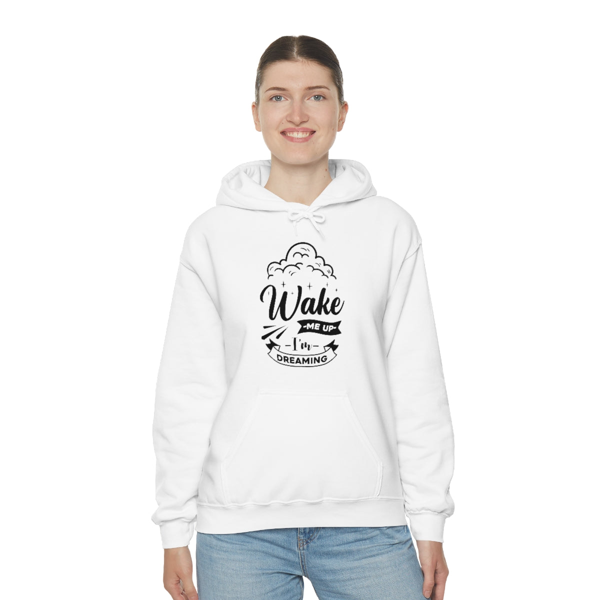 Wake Me Up I'm Dreaming Unisex Heavy Blend™ Hooded Sweatshirt