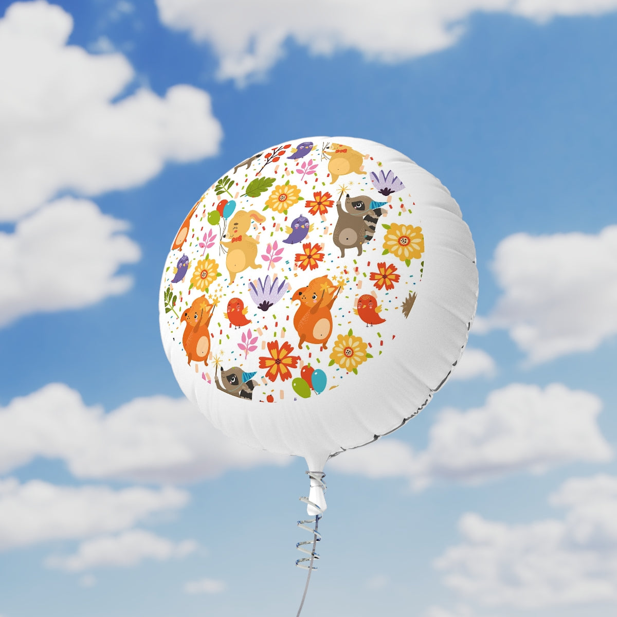 Happy Birthday Animals Birds & Flowers Birthday Helium Balloon