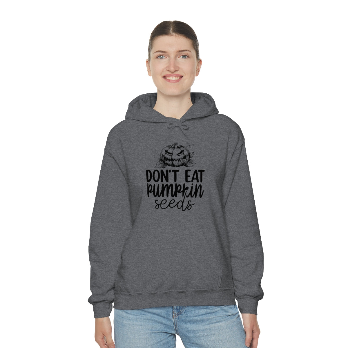 Don't Eat Pumpkin Seeds Unisex Heavy Blend™ Hooded Sweatshirt