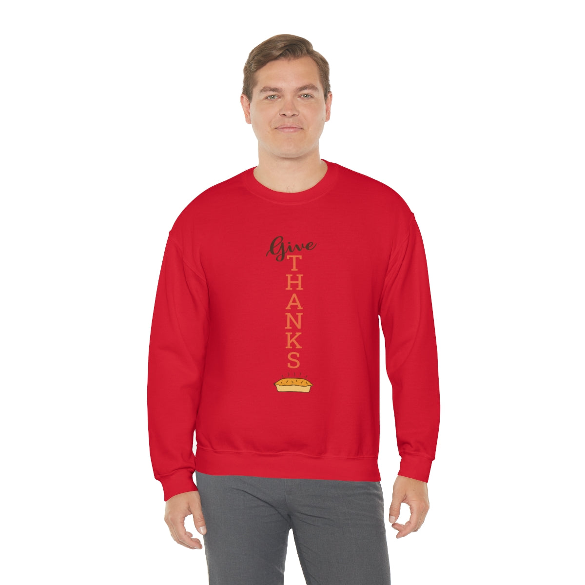 Give Thanks Unisex Heavy Blend™ Crewneck Sweatshirt