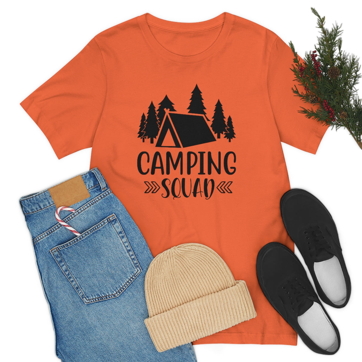 Camping Squad Unisex Jersey Short Sleeve Tee