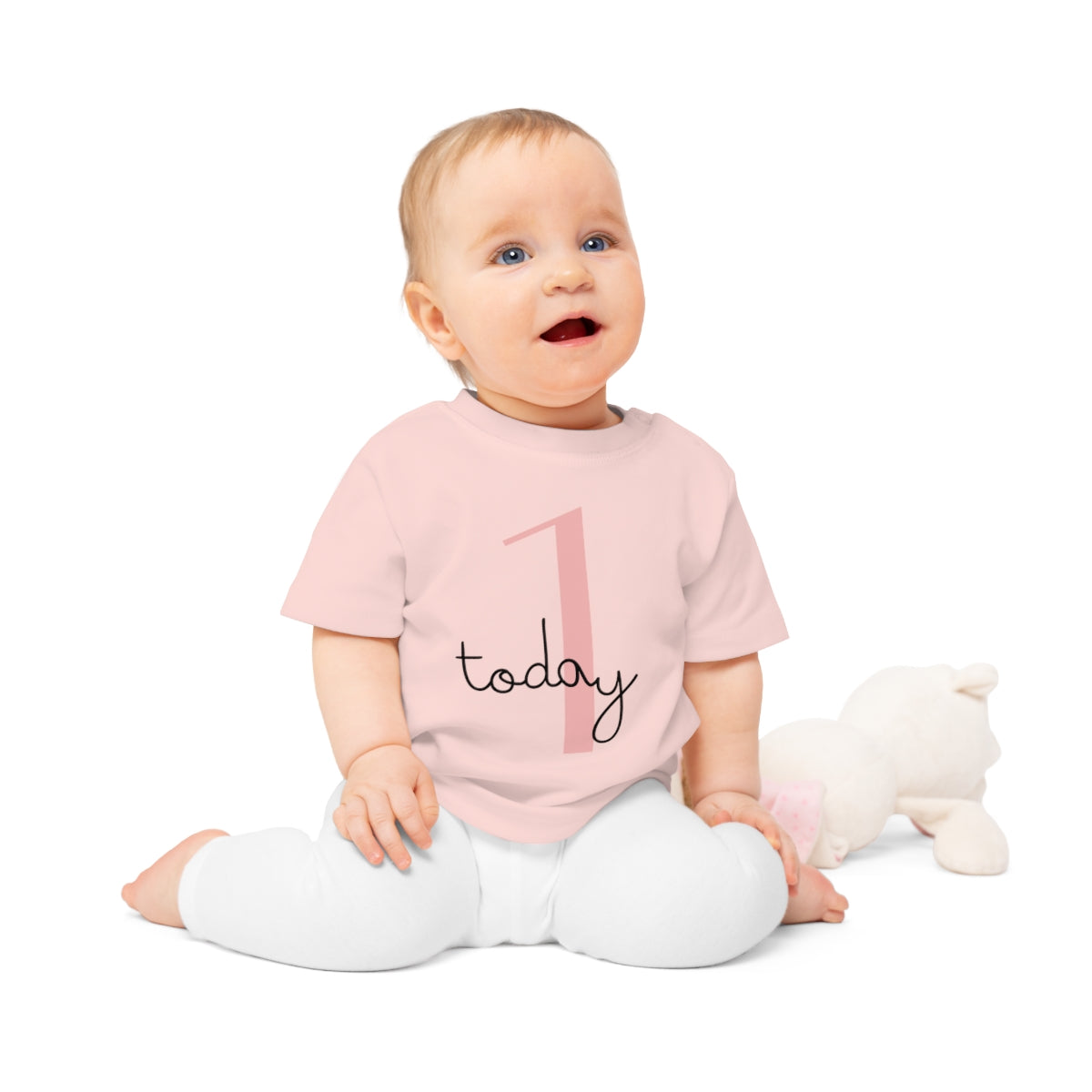 1 Today (Pink) Birthday Baby T-Shirt