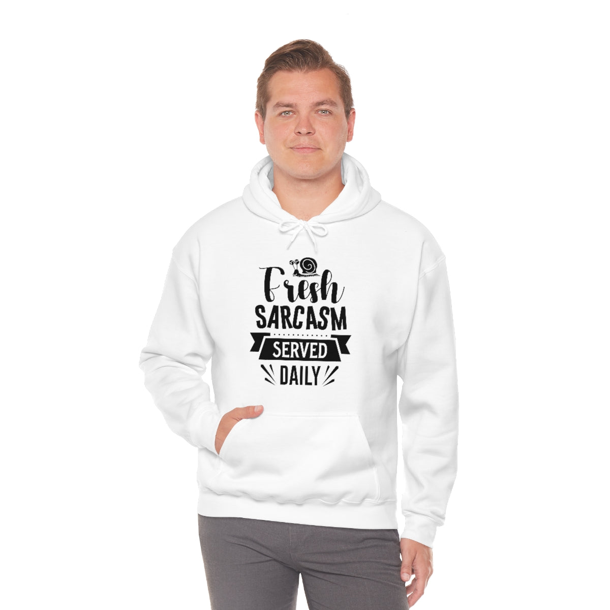 Fresh Sarcasm Served Daily Unisex Heavy Blend™ Hooded Sweatshirt