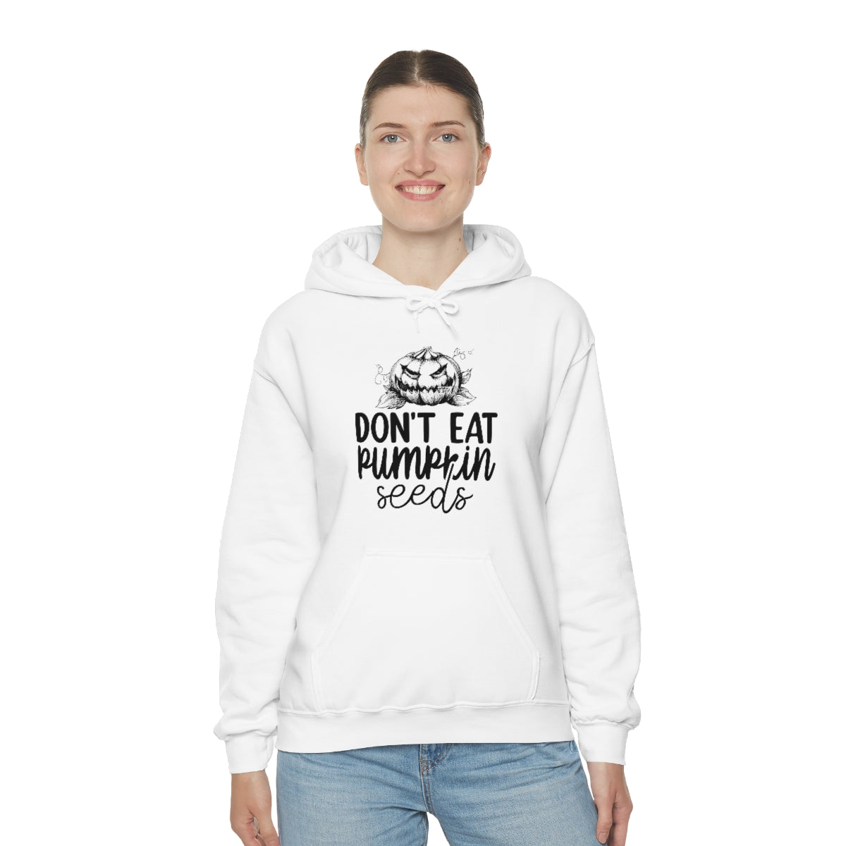 Don't Eat Pumpkin Seeds Unisex Heavy Blend™ Hooded Sweatshirt