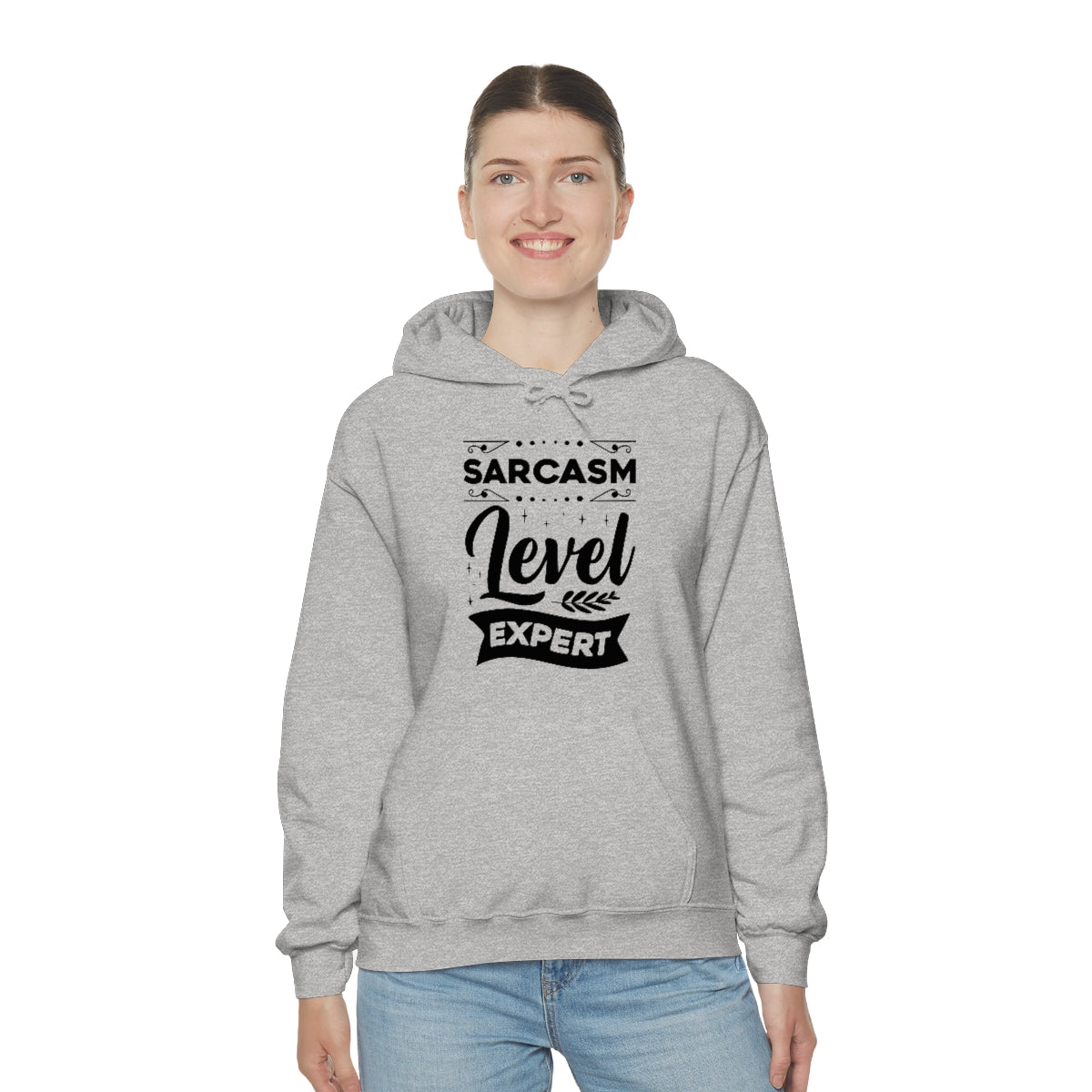 Sarcasm Level Expert Unisex Heavy Blend™ Hooded Sweatshirt