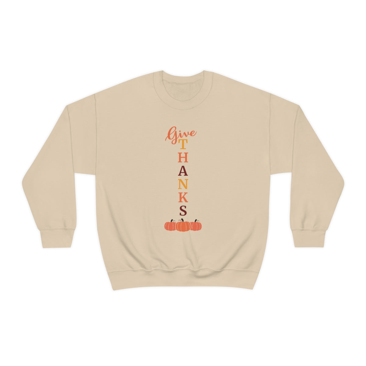 Give Thanks Unisex Heavy Blend™ Crewneck Sweatshirt