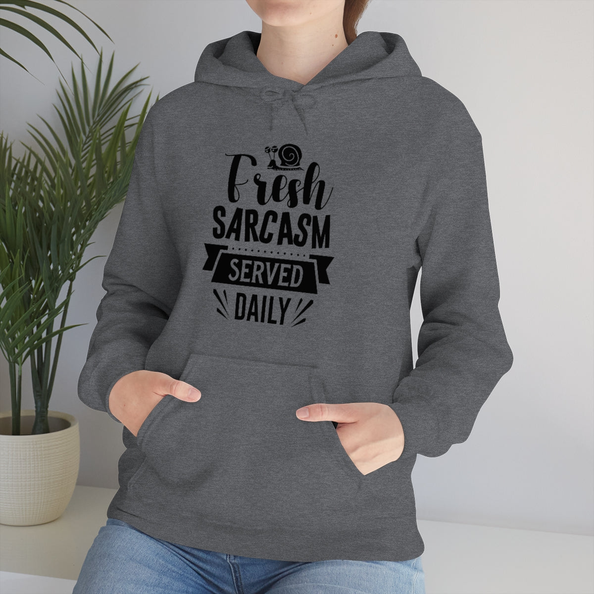 Fresh Sarcasm Served Daily Unisex Heavy Blend™ Hooded Sweatshirt