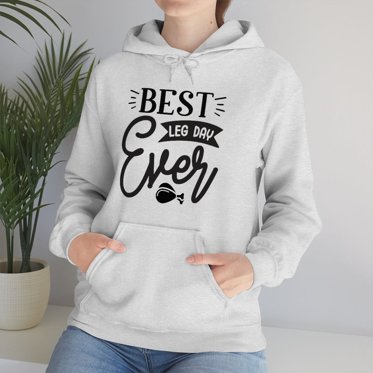 Best Leg Day Ever Unisex Heavy Blend™ Hooded Sweatshirt